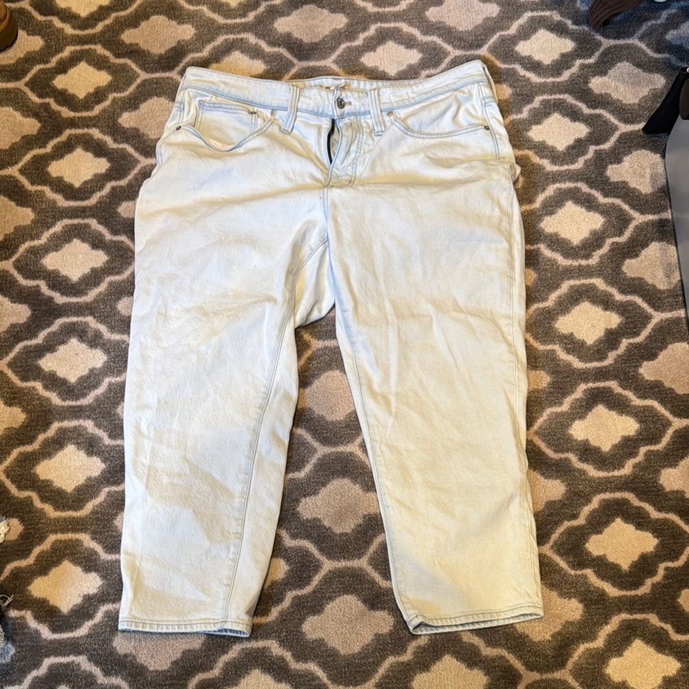 Madewell Blue Boyfriend Jeans